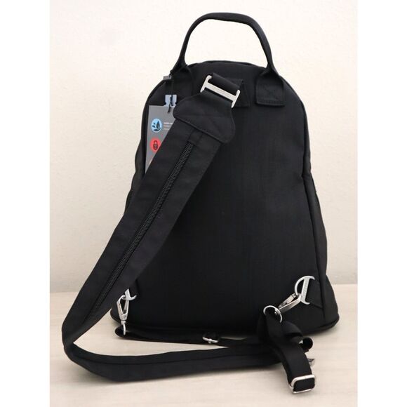 Baggallini Women's O/S Black Naples Convertible Sling Bag Backpack - Picture 2 of 16